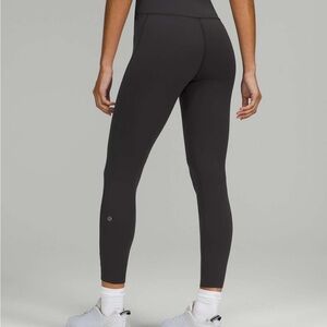 lululemon Base Pace Brushed Women's Black High-Waisted Leggings 28”